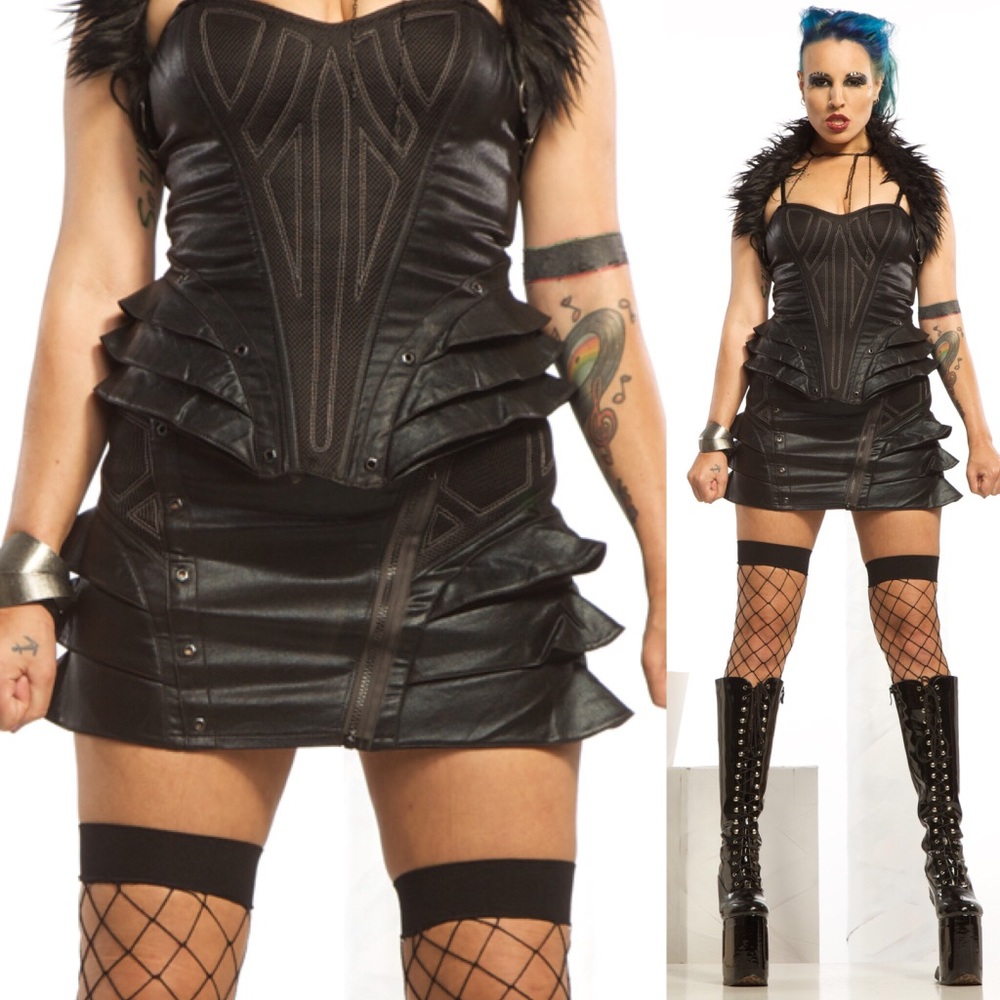 Lip Service Technocracy Skirt - Picture 2 of 5